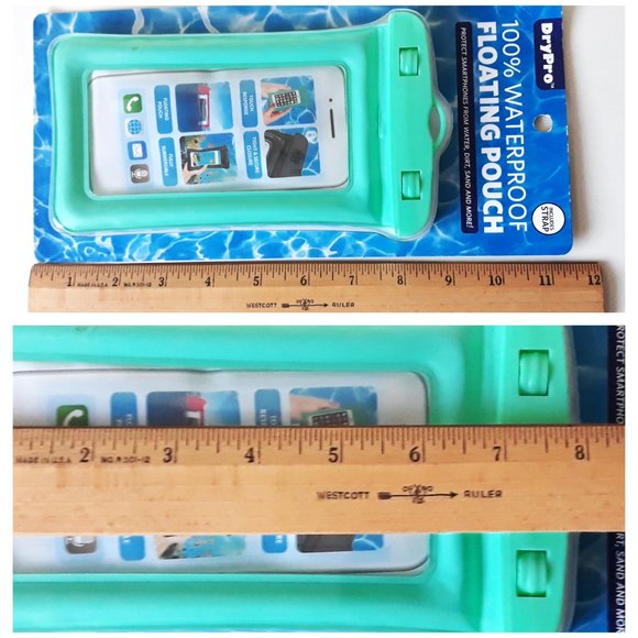 Drypro 100% Waterproof Floating Phone Pouch Includes Strap Protects Smartphones - Picture 6 of 8